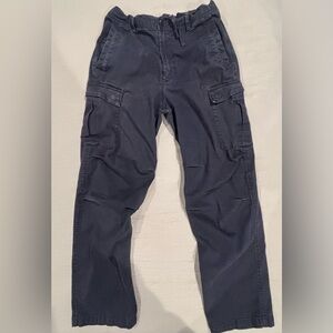 H&M Men's Cargo Pants - Navy Blue